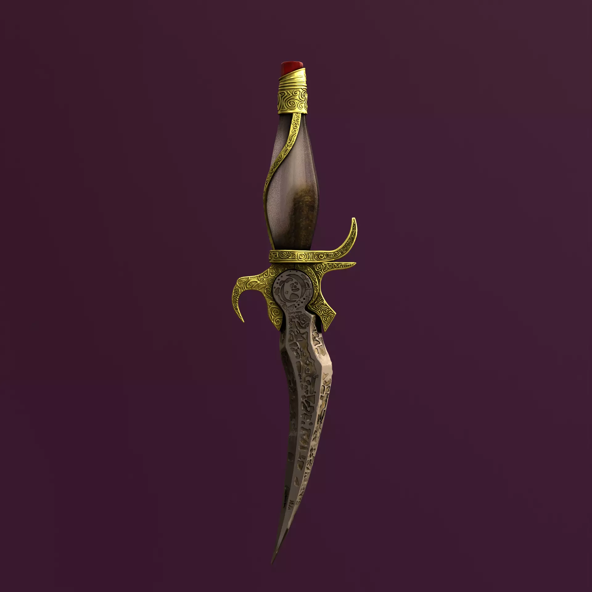 Prince of Persia Sands of Time dagger 3D print model_0