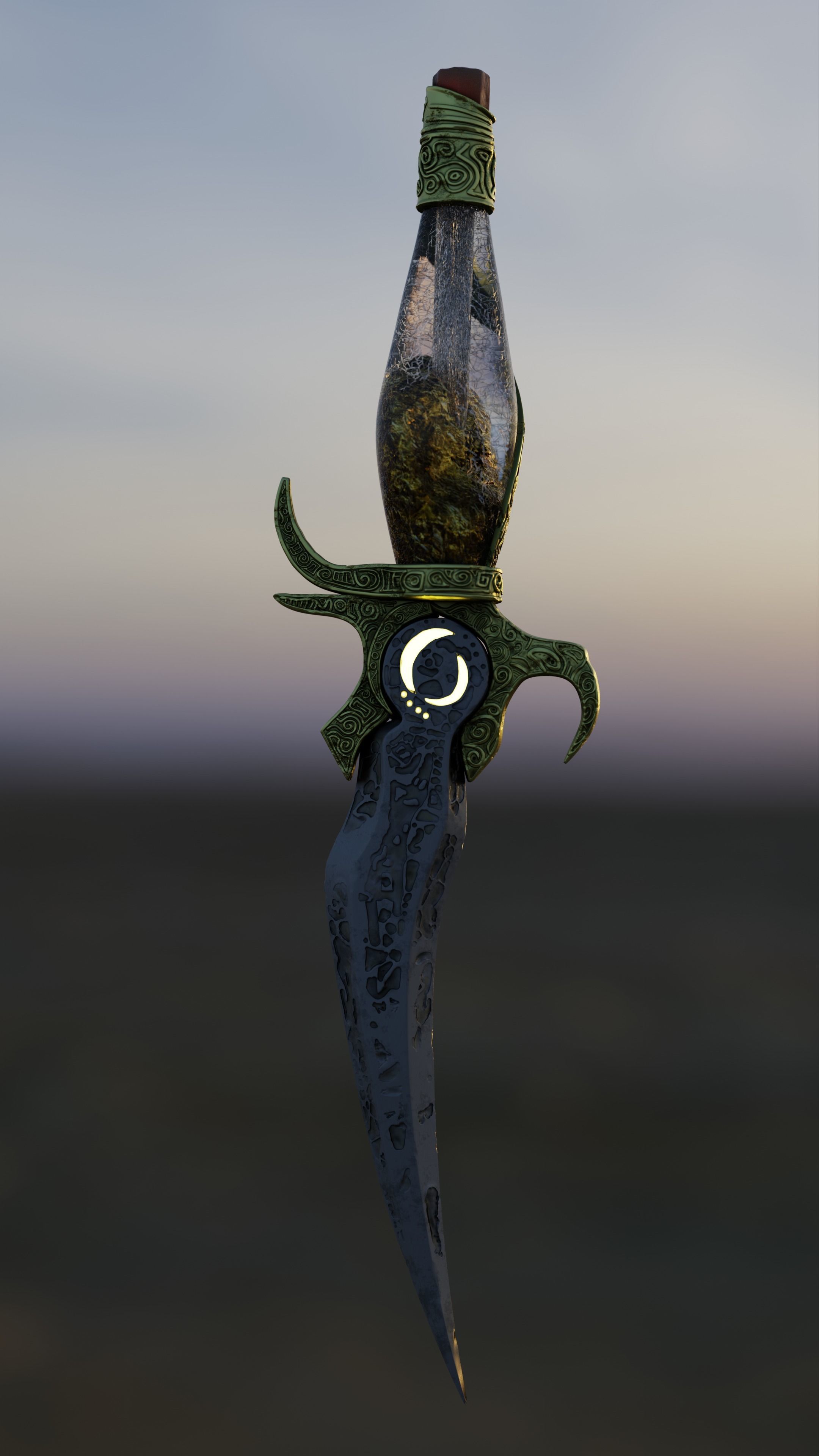 Prince of Persia Sands of Time dagger 3D print model_6