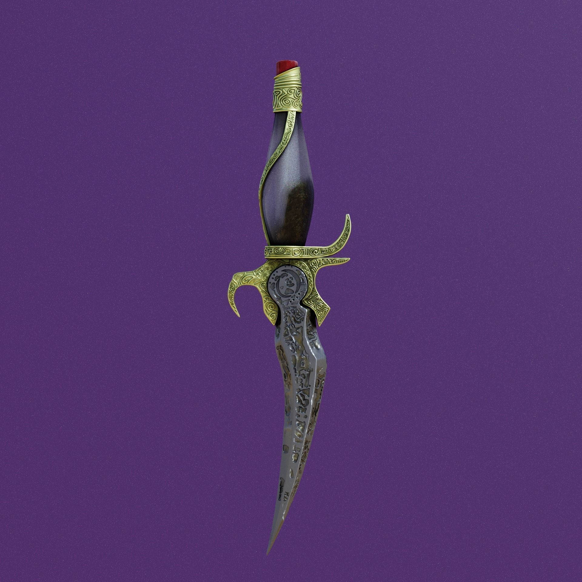 Prince of Persia Sands of Time dagger 3D print model_13