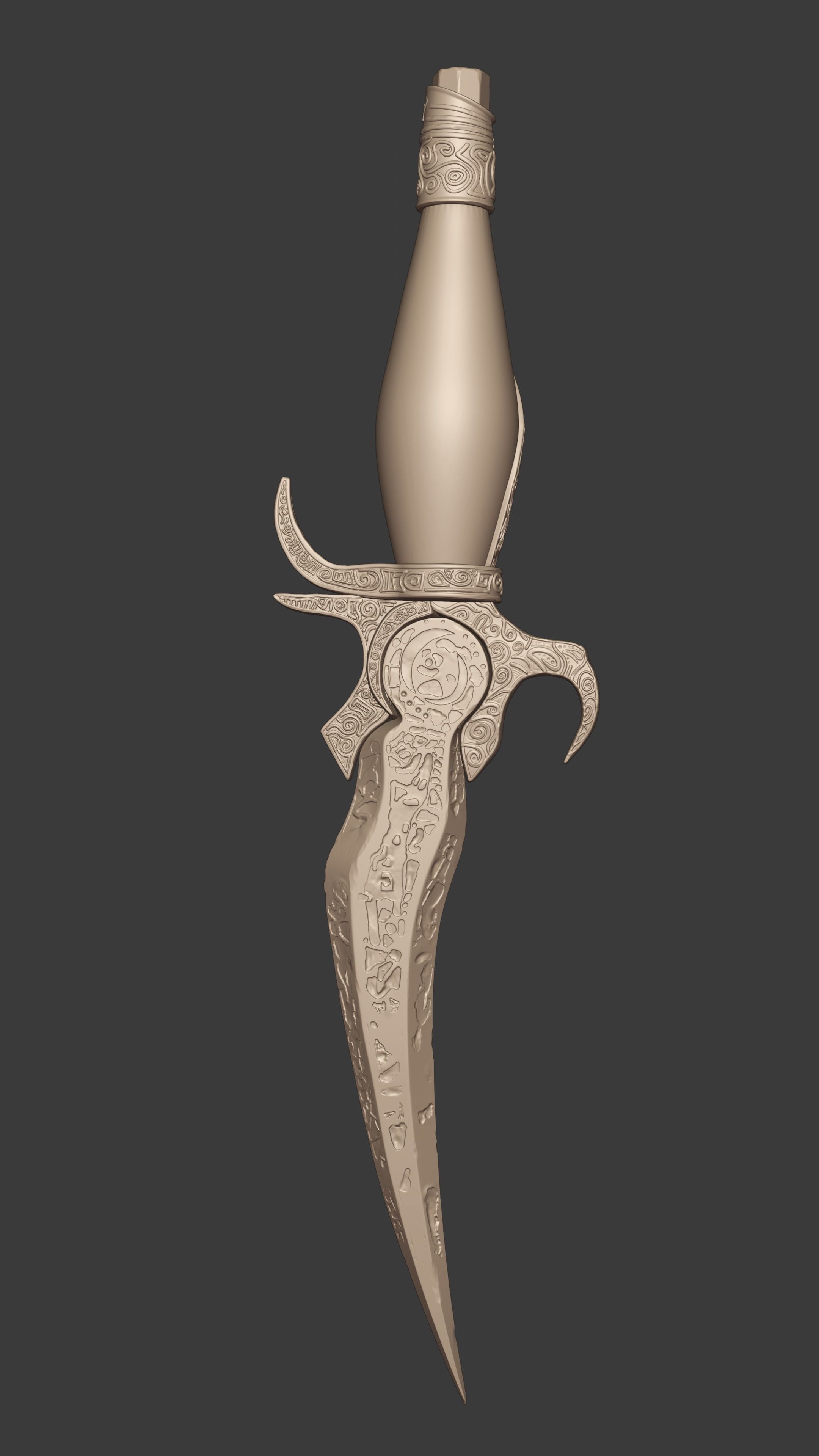 Prince of Persia Sands of Time dagger 3D print model_7