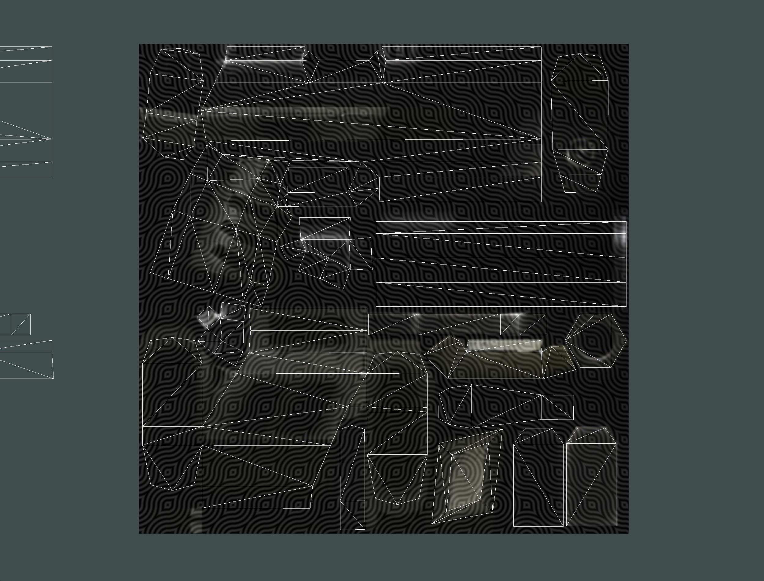 Sci-FI Woman Cyborg Soldier with Rifle and Pistol Low-poly 3D model_40