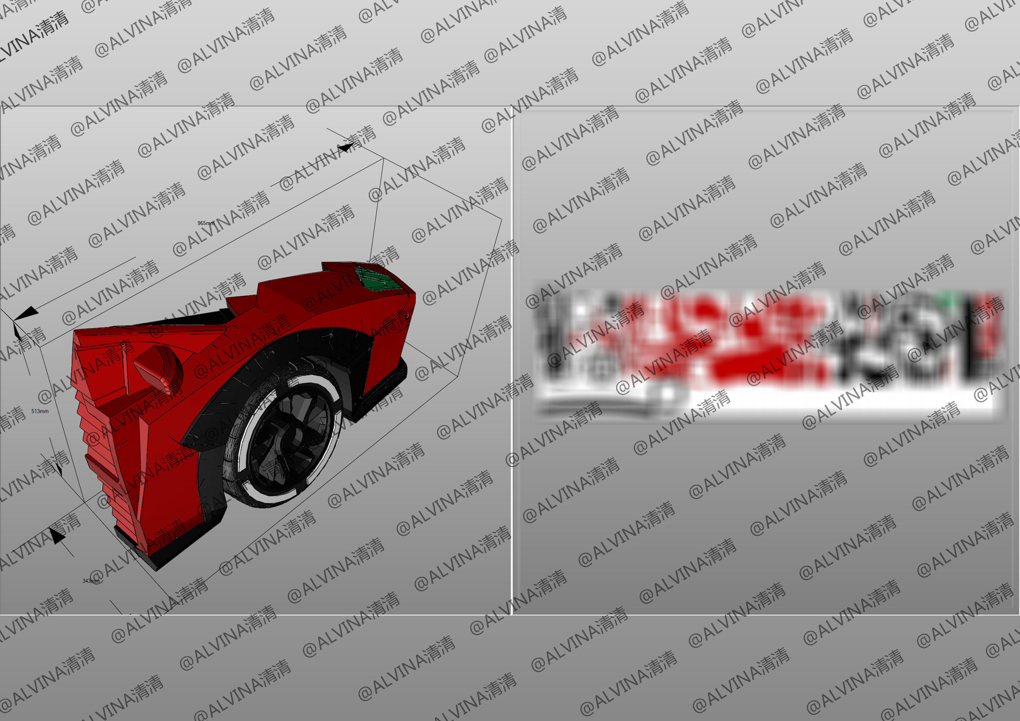 Hello Carbot Armor - DIY Cosplay Pepakura Foam Template Low-poly 3D model_27