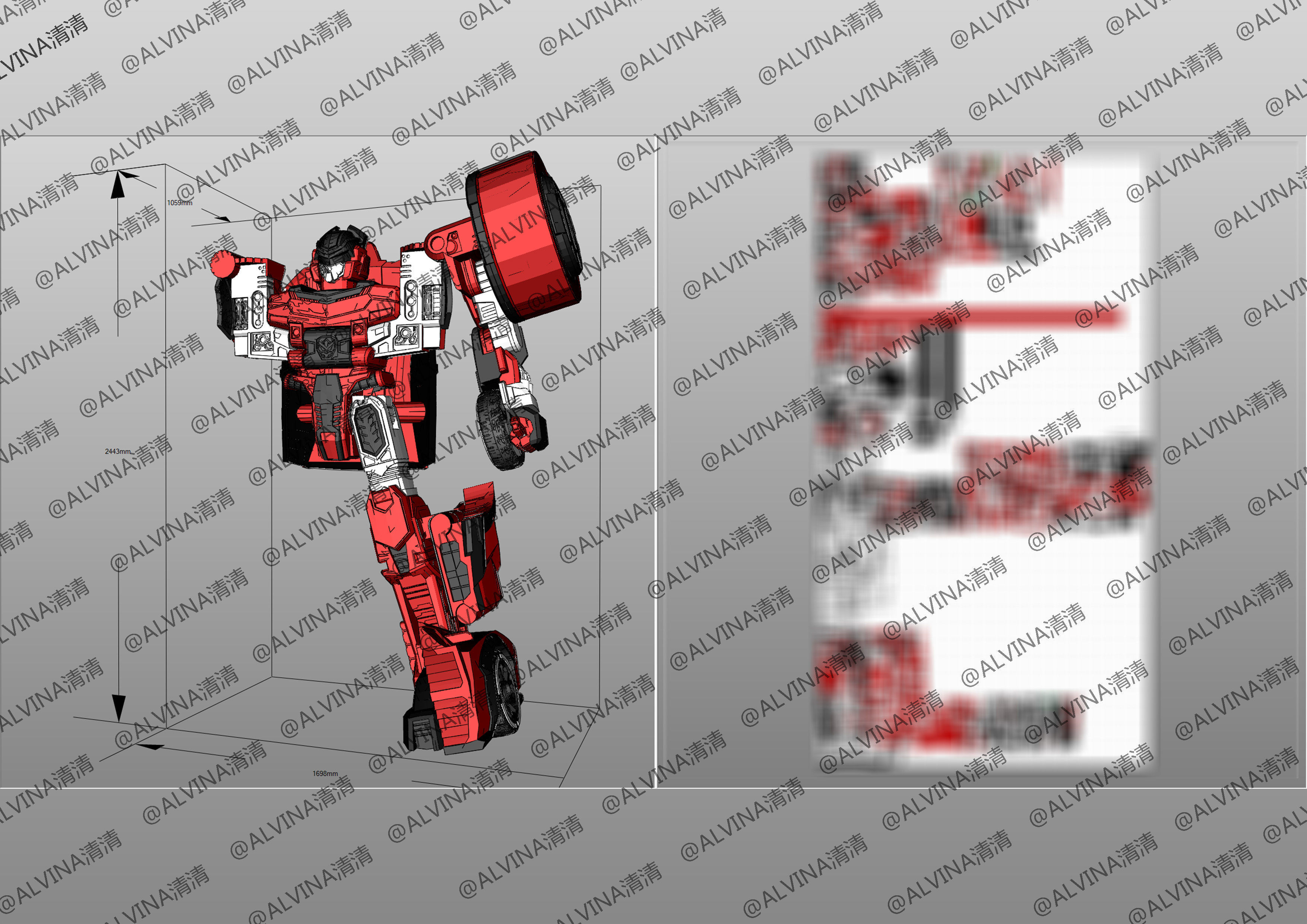 Hello Carbot Armor - DIY Cosplay Pepakura Foam Template Low-poly 3D model_7