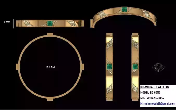 Light Weight Ladies Gold Breslet