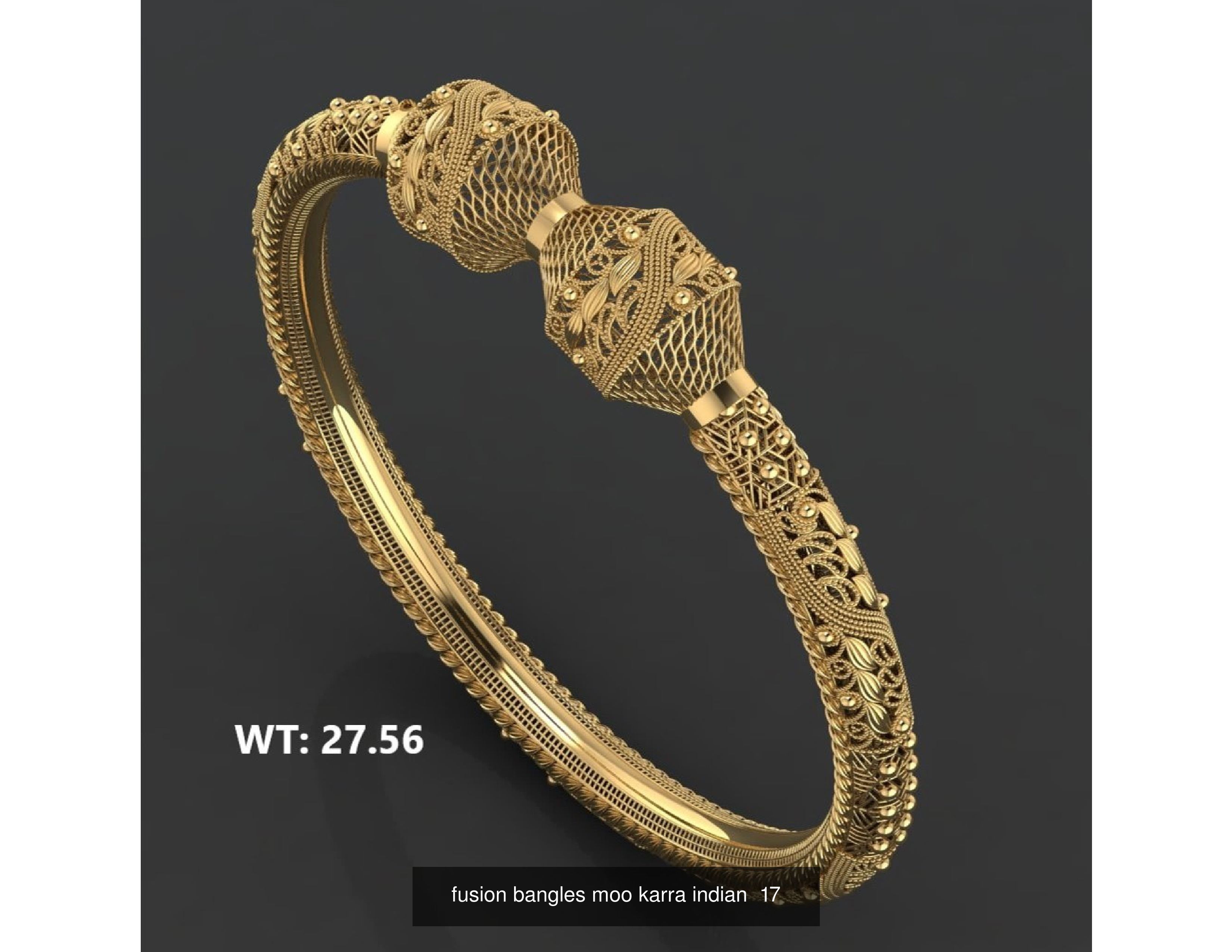 30 fusion bangles moo karra indian 3D Model Collection_24