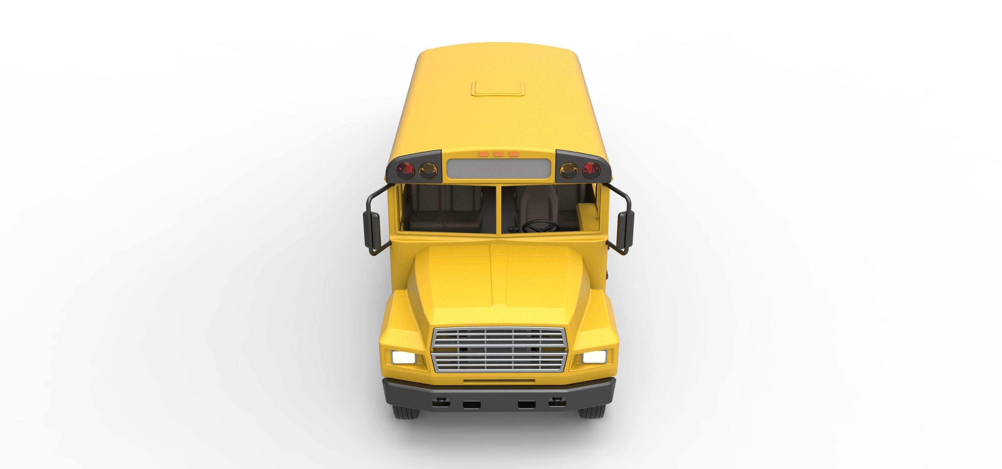 Vintage Transporter truck for Race car Version 5 Scale 1 to 25 3D print model_16