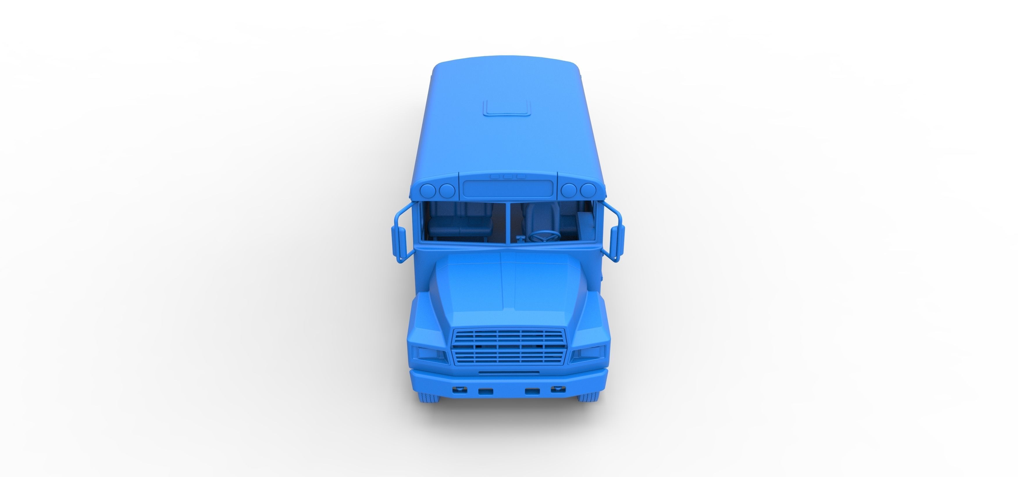 Vintage Transporter truck for Race car Version 5 Scale 1 to 25 3D print model_48