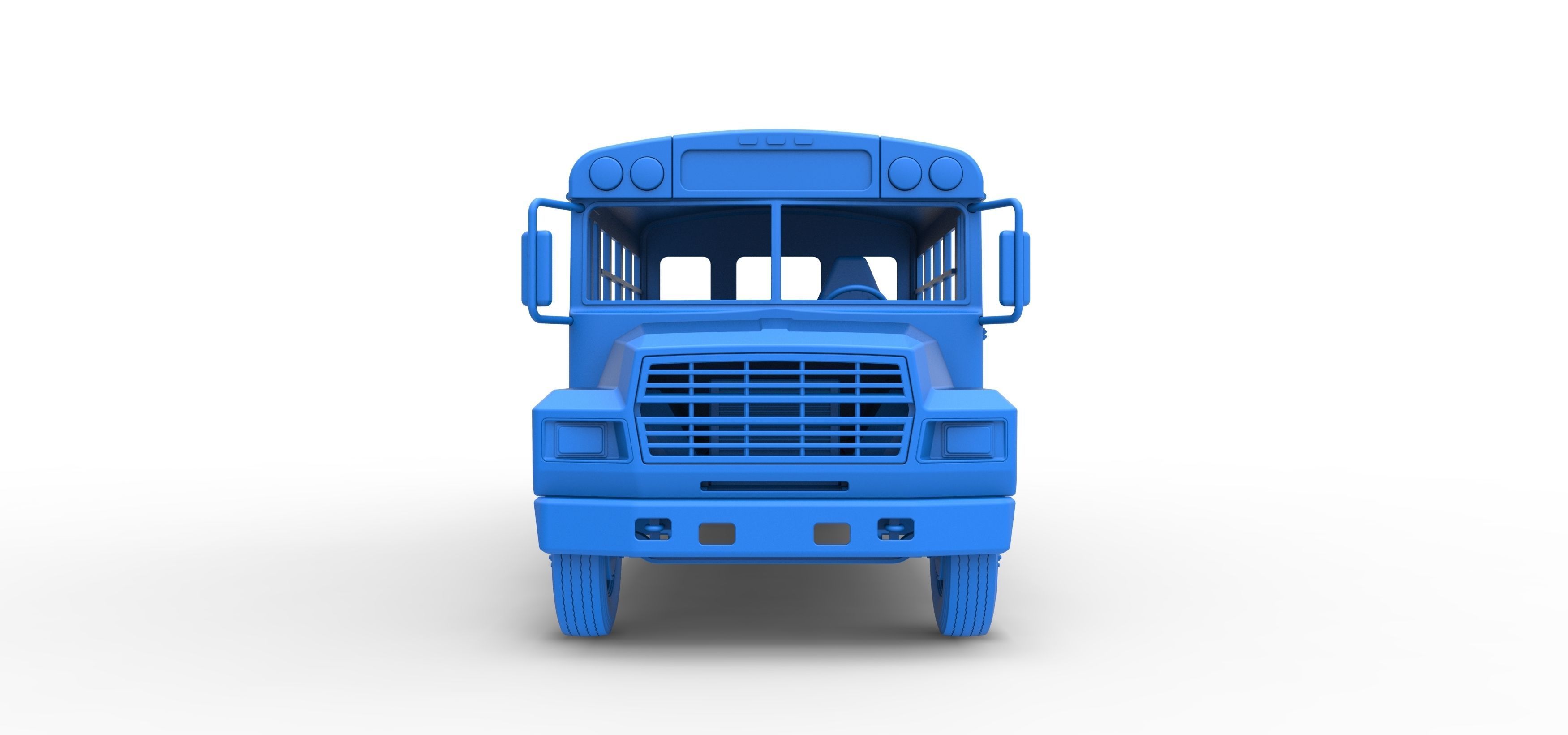 Vintage Transporter truck for Race car Version 5 Scale 1 to 25 3D print model_47