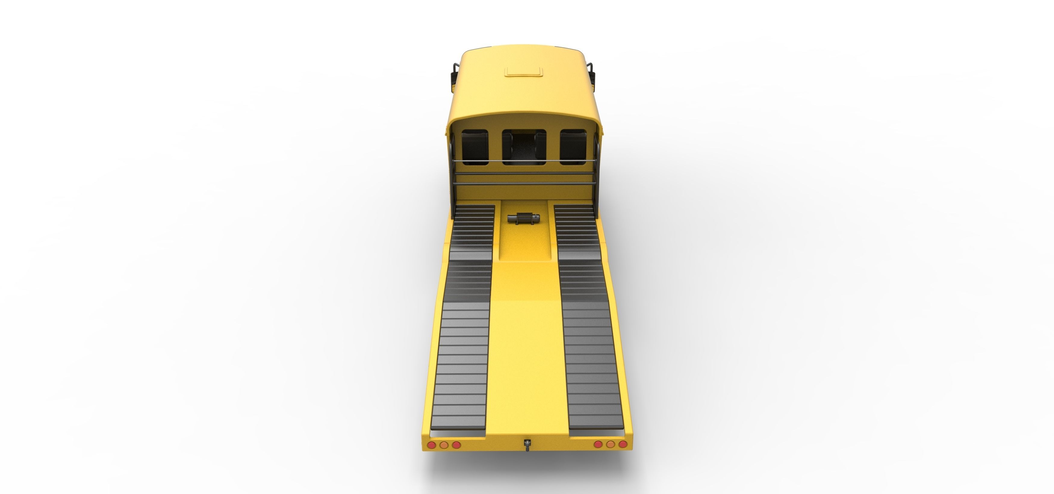 Vintage Transporter truck for Race car Version 5 Scale 1 to 25 3D print model_25