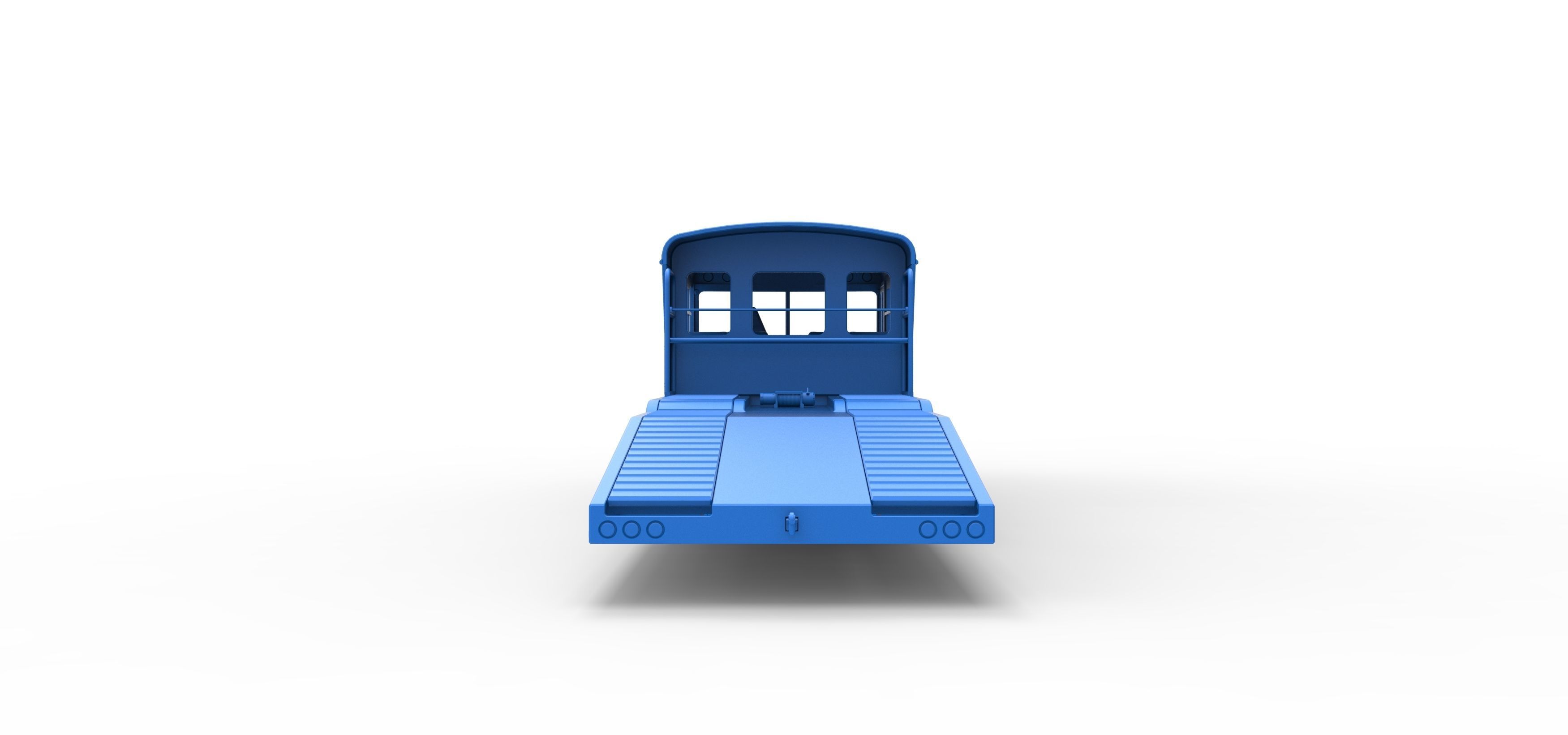 Vintage Transporter truck for Race car Version 5 Scale 1 to 25 3D print model_56