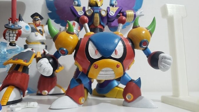 Bubble Crab - Articulated - Megaman X2 3D print model