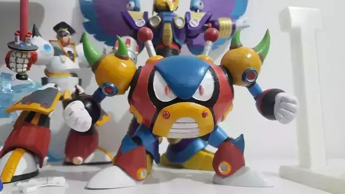 Bubble Crab - Articulated - Megaman X2 3D print model