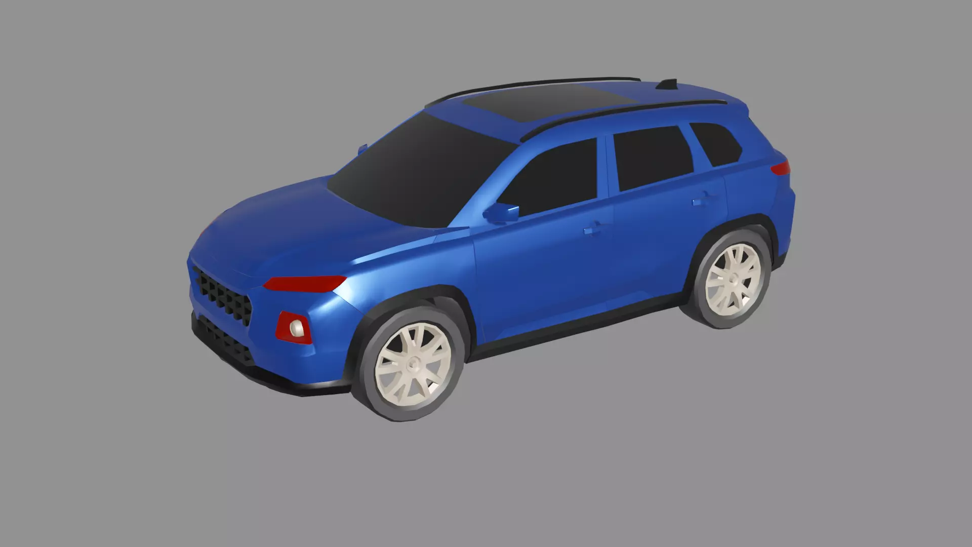 Grand vitara car Model Low-poly 3D model_0