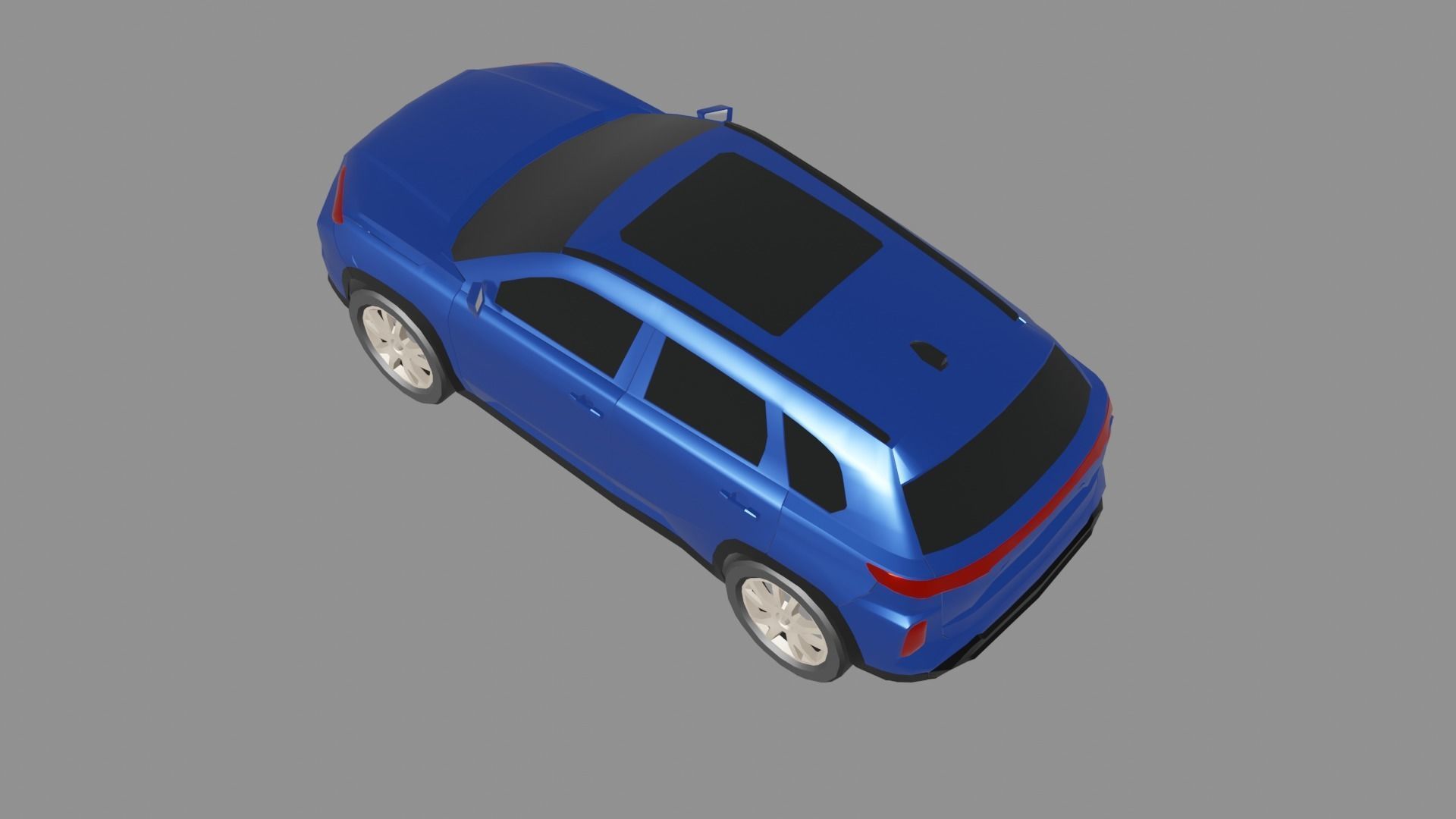 Grand vitara car Model Low-poly 3D model_1
