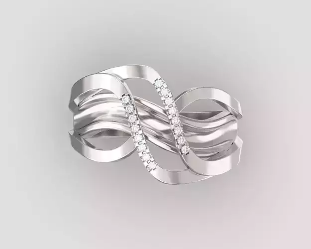 R 143 Leave Style Ring