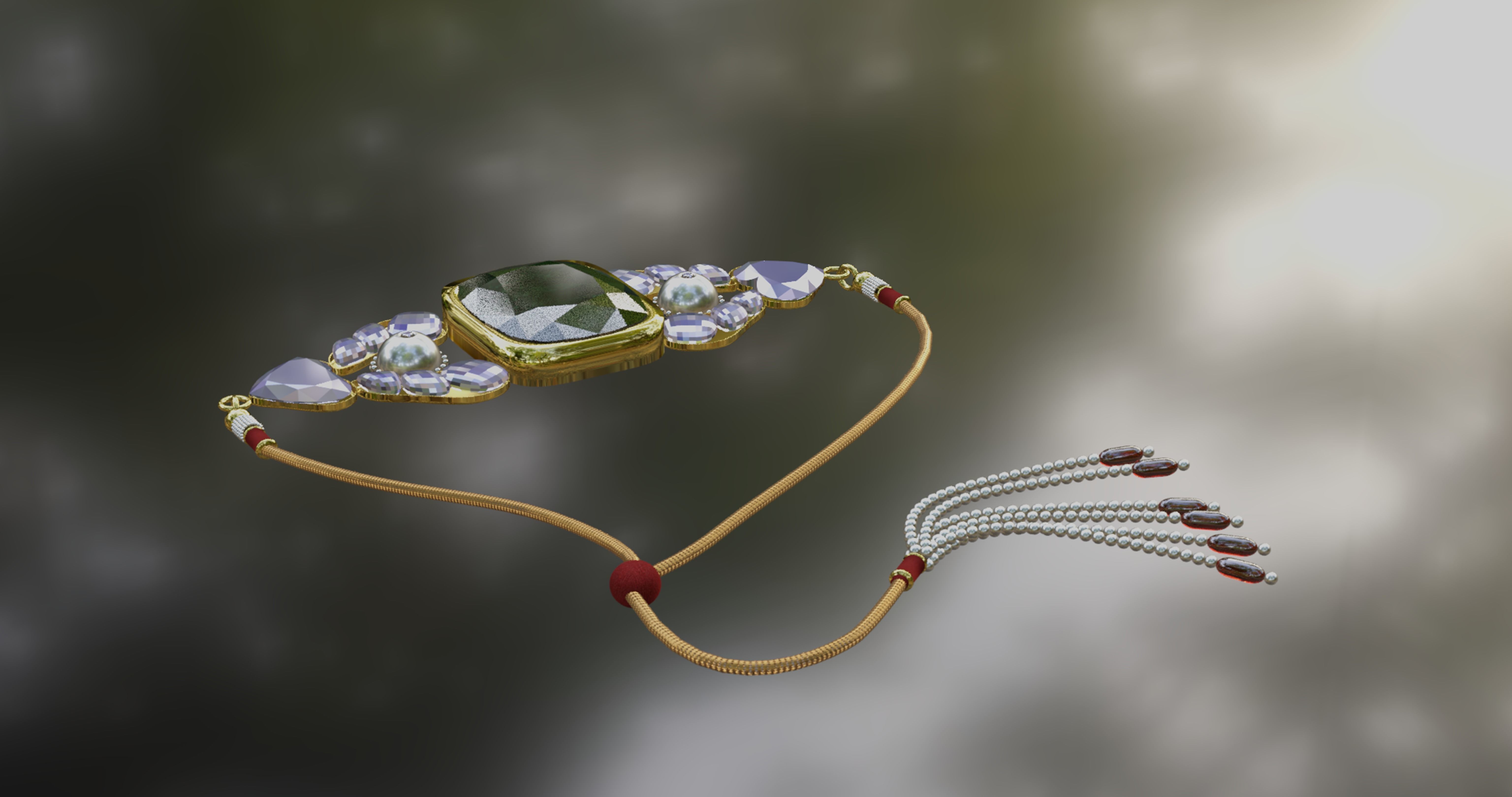 Wrist Arm Band - Bazu Band  3D model_7