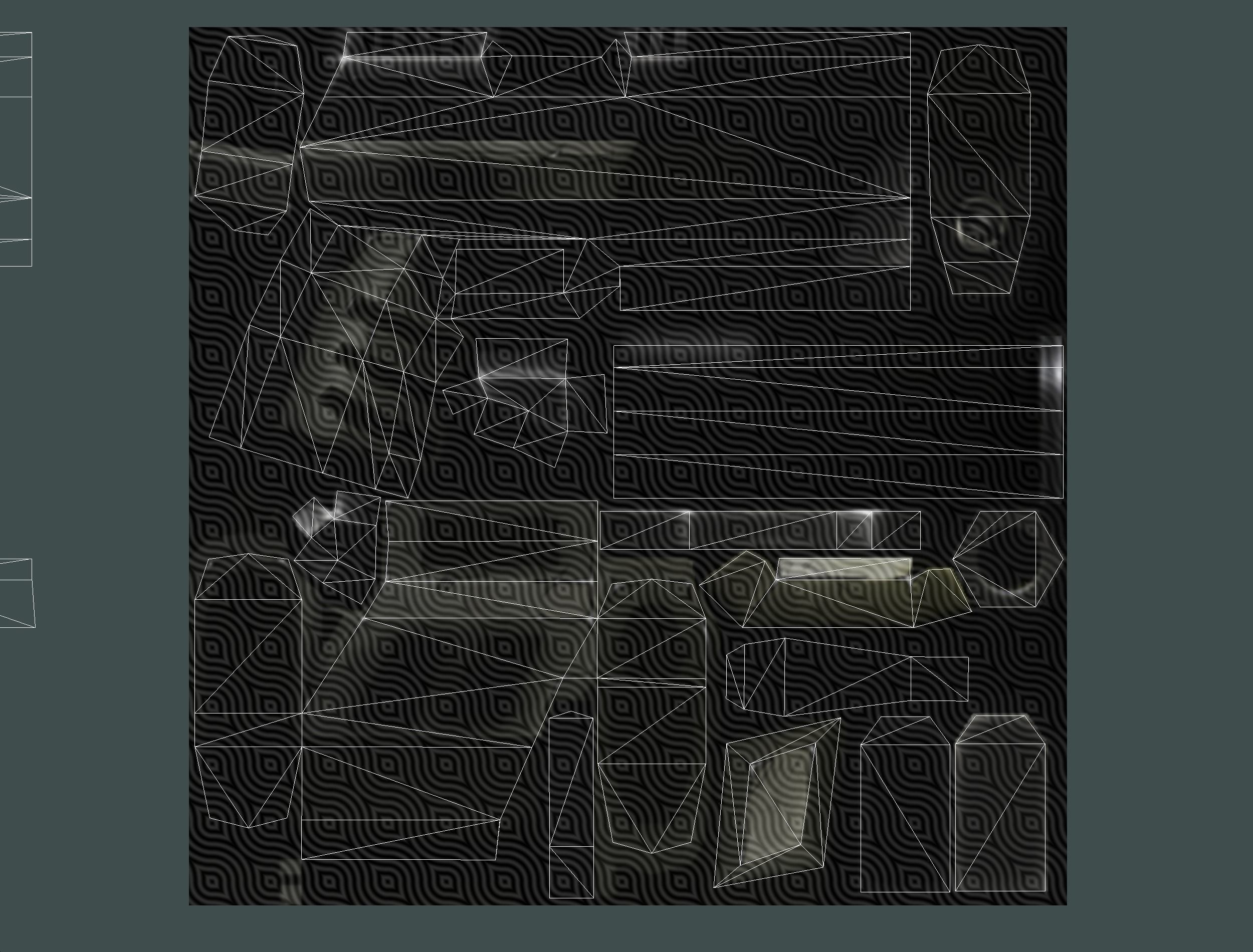 Cyborg Machine Gun with Automatic Rifle and Pistol Low-poly 3D model_55