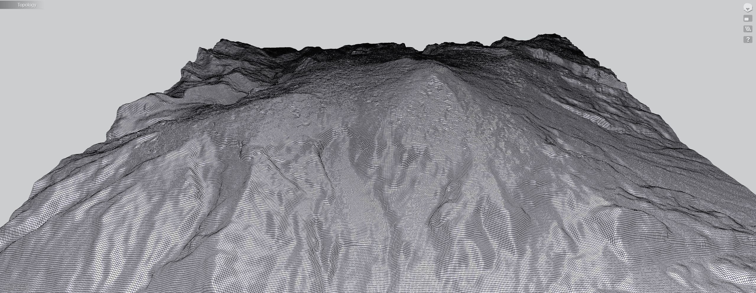Mountain landscape Volcano Michinmahuida Chile 3D model_20