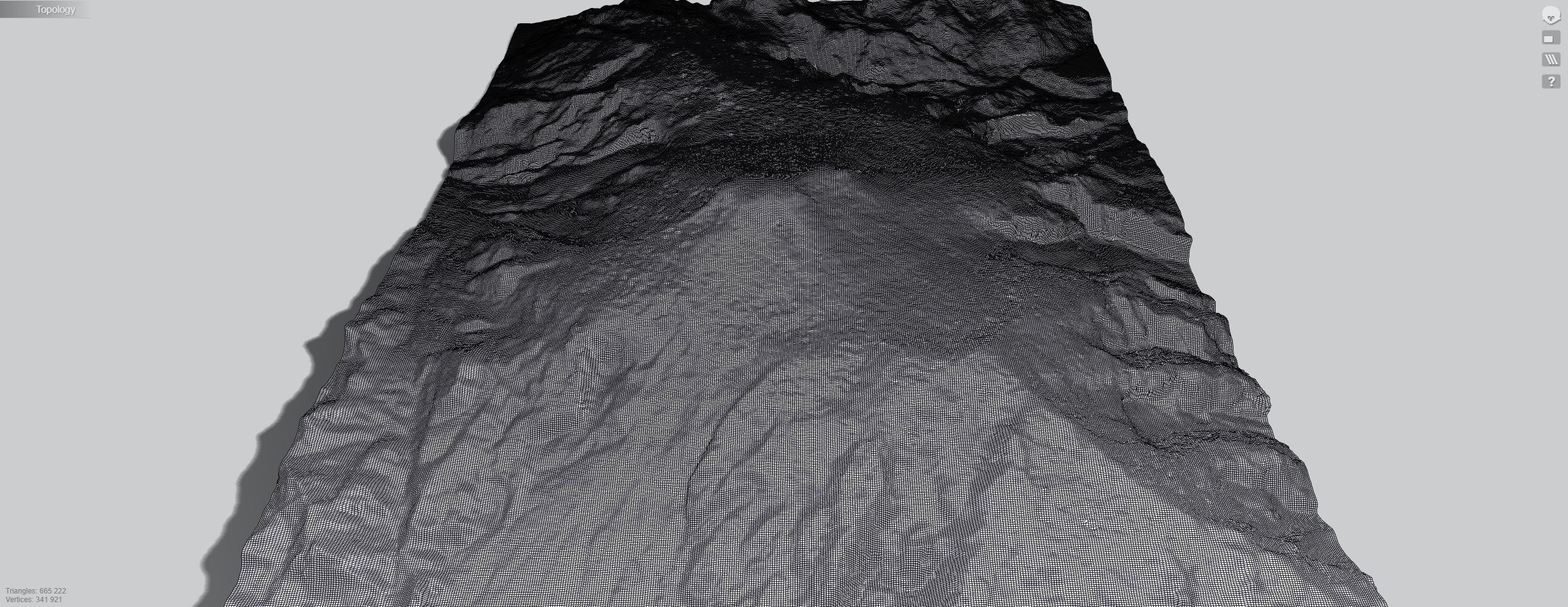 Mountain landscape Volcano Michinmahuida Chile 3D model_18