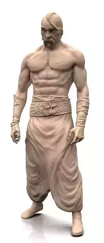 Cossack model for a CNC machine in stl format 3D print model