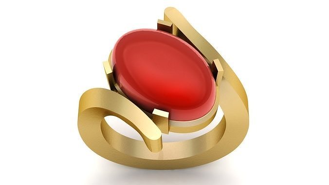 Stylish Men Fashion Ring 3d Printable Model 3D print model