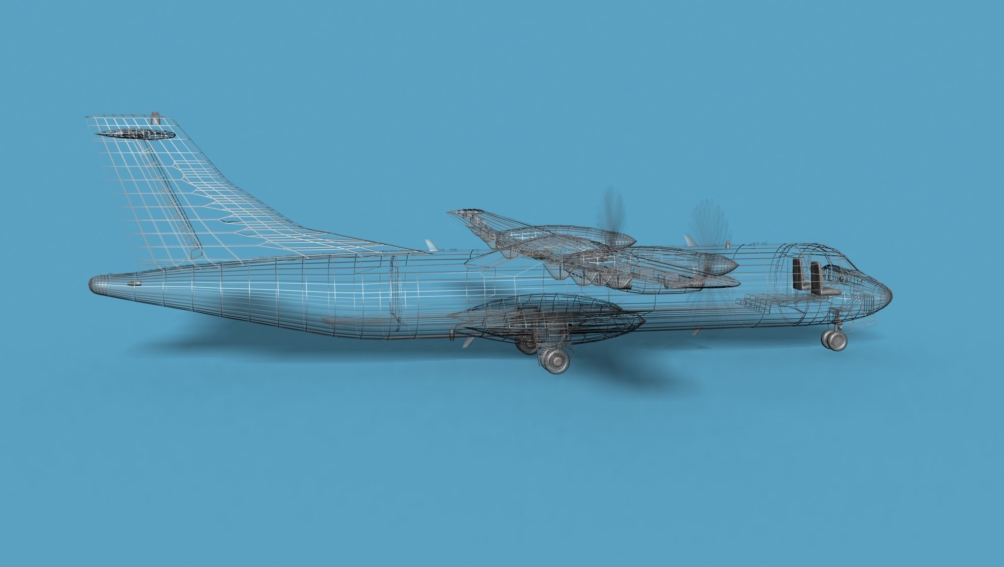ATR  ATR-42-500 Air Charter America 3D model_13