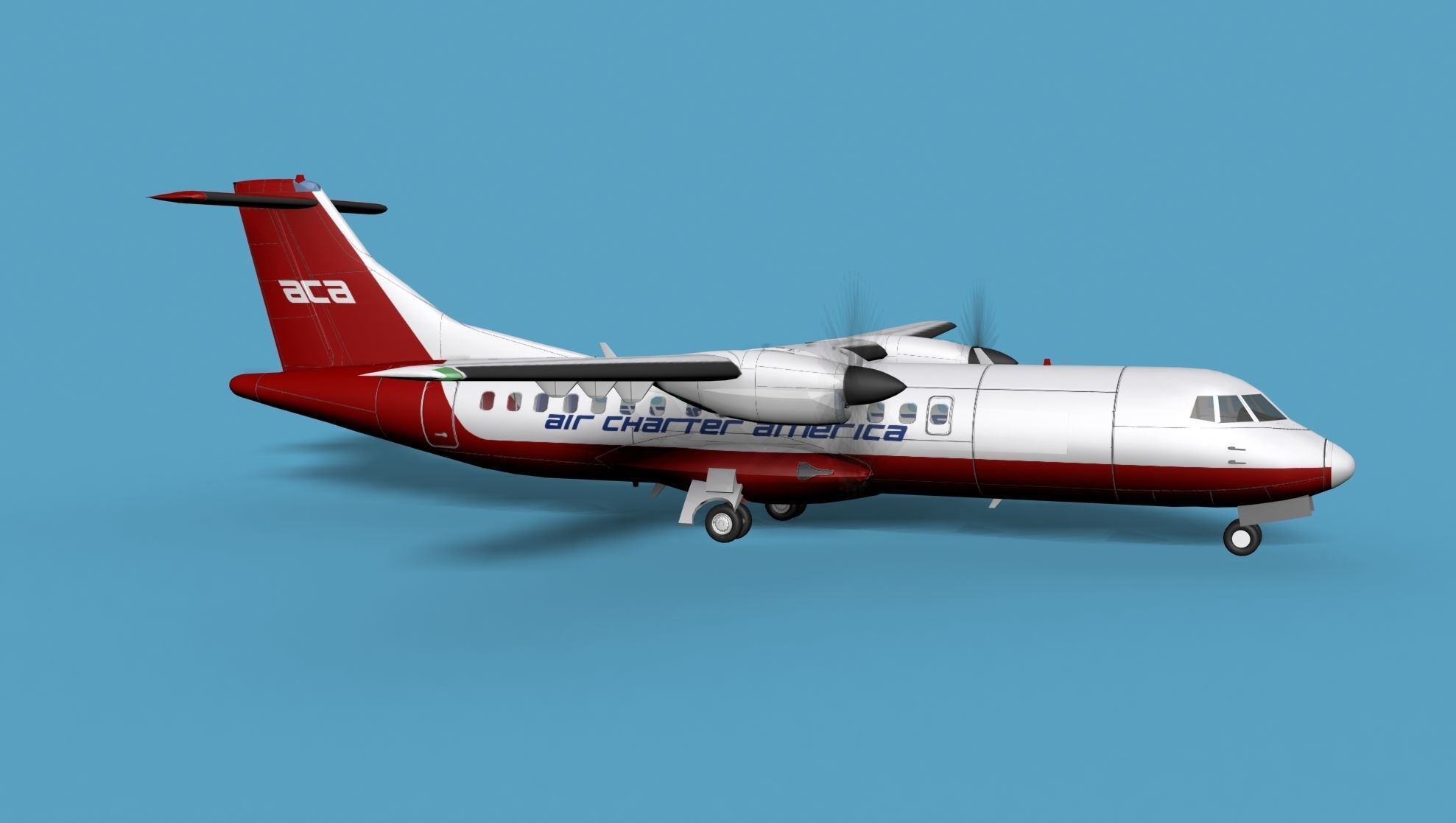 ATR  ATR-42-500 Air Charter America 3D model_3