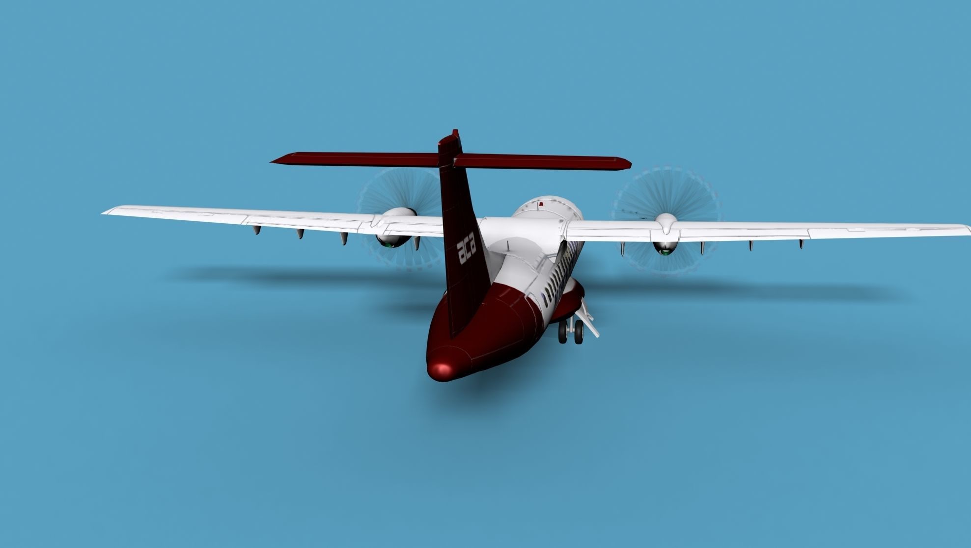 ATR  ATR-42-500 Air Charter America 3D model_6