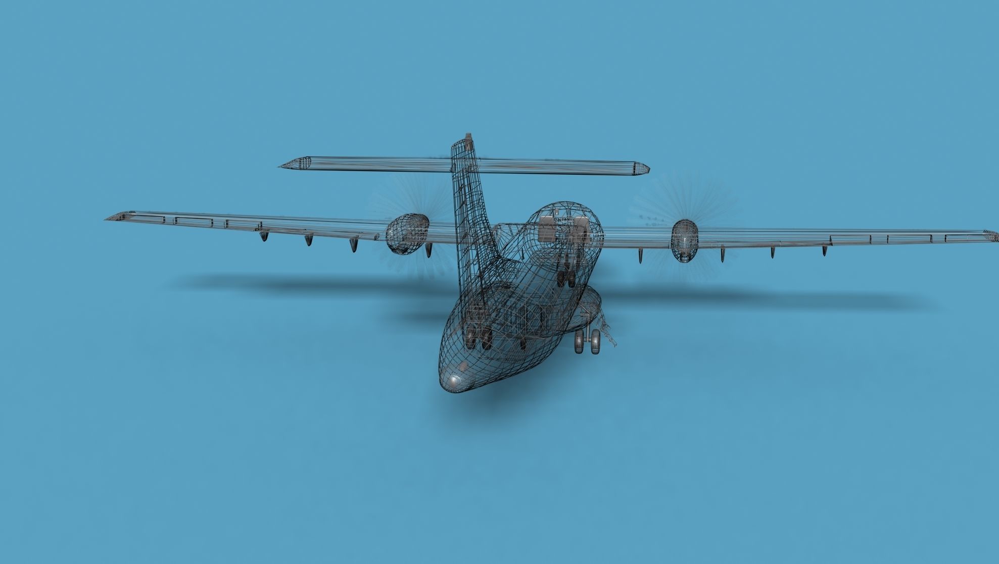 ATR  ATR-42-500 Air Charter America 3D model_14