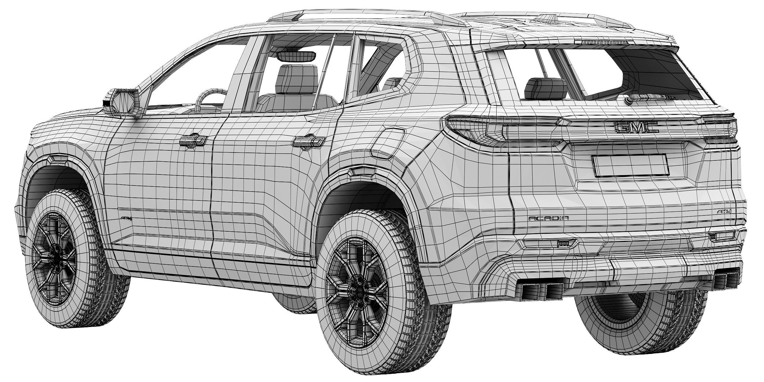 GMC Acadia AT4 2024 3D model_15