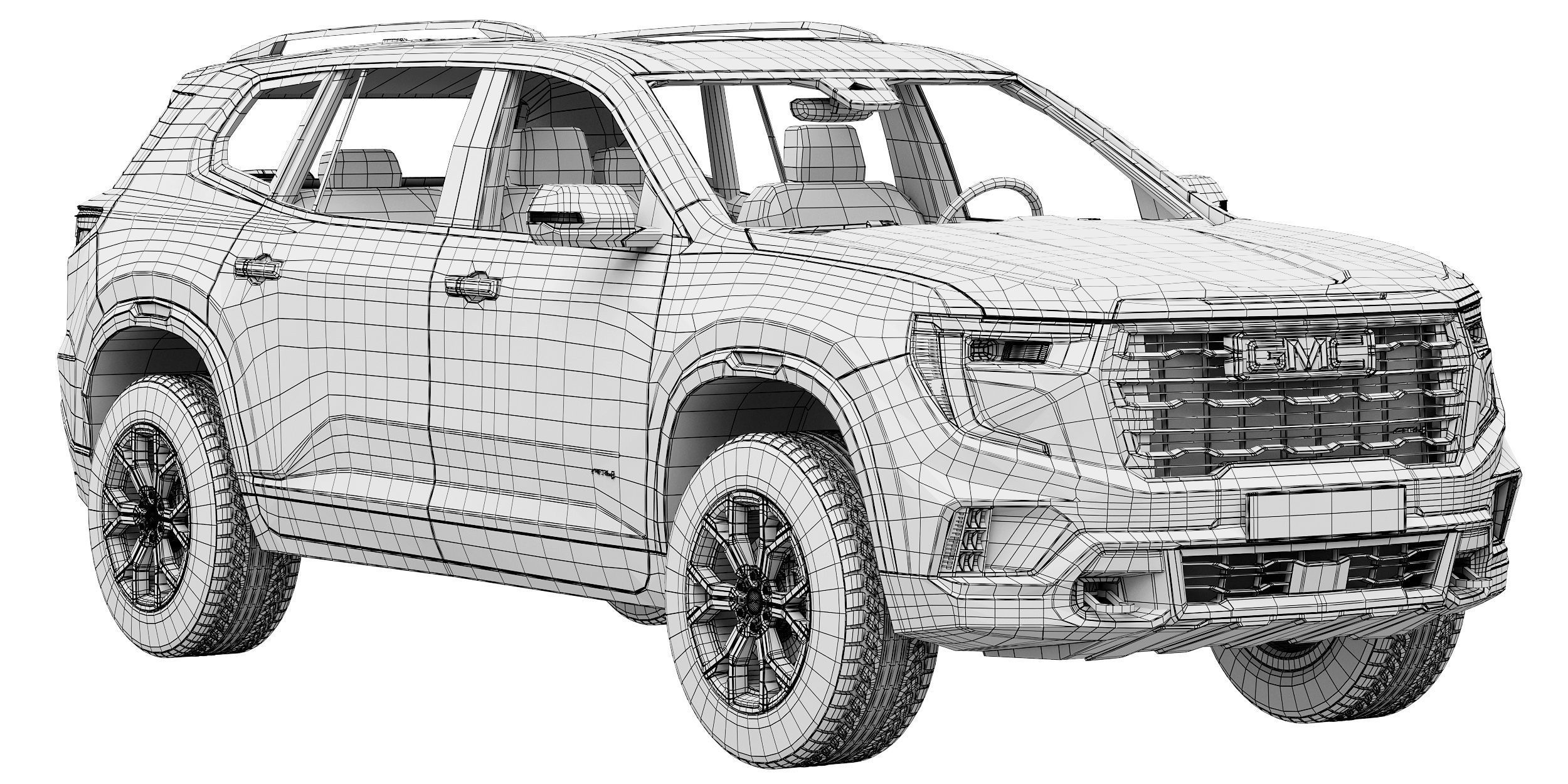 GMC Acadia AT4 2024 3D model_14