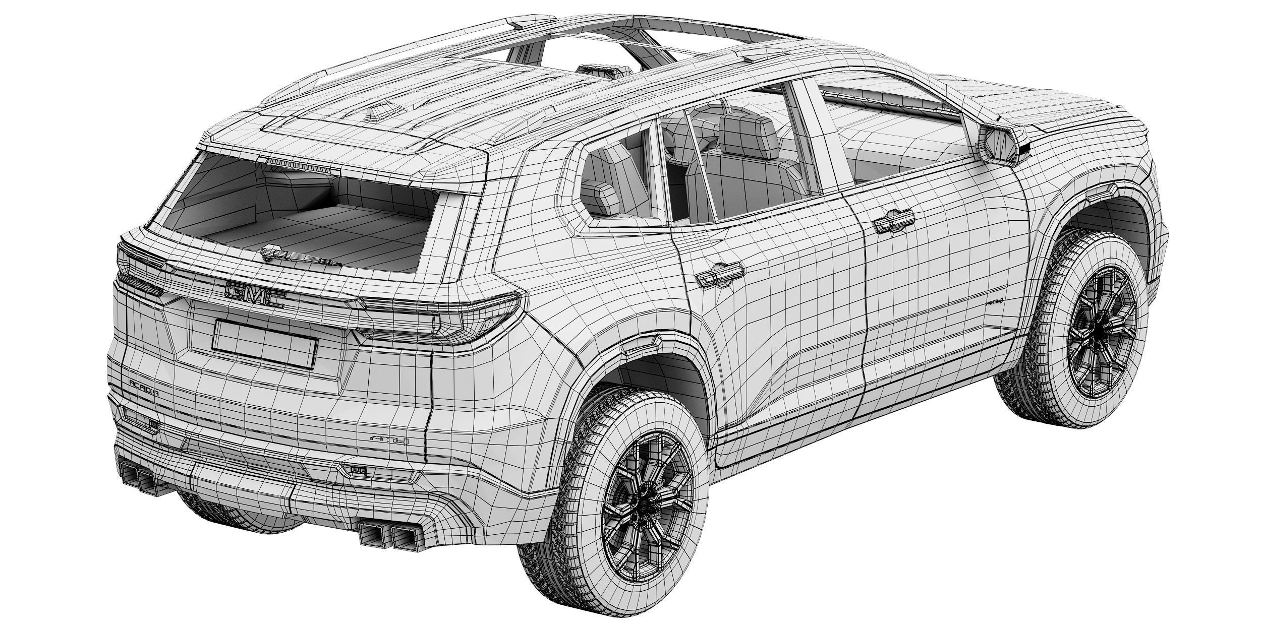 GMC Acadia AT4 2024 3D model_17