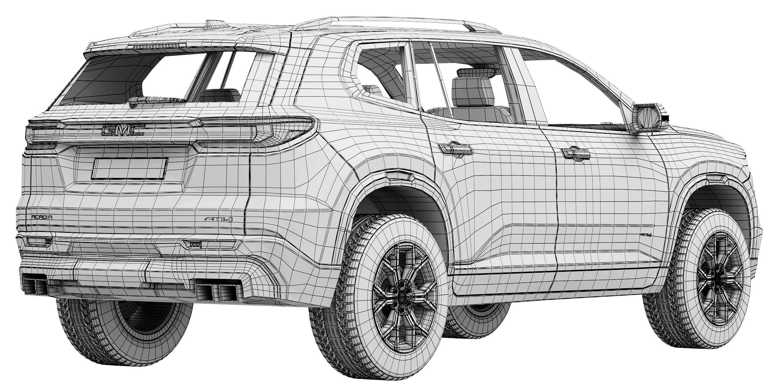 GMC Acadia AT4 2024 3D model_16