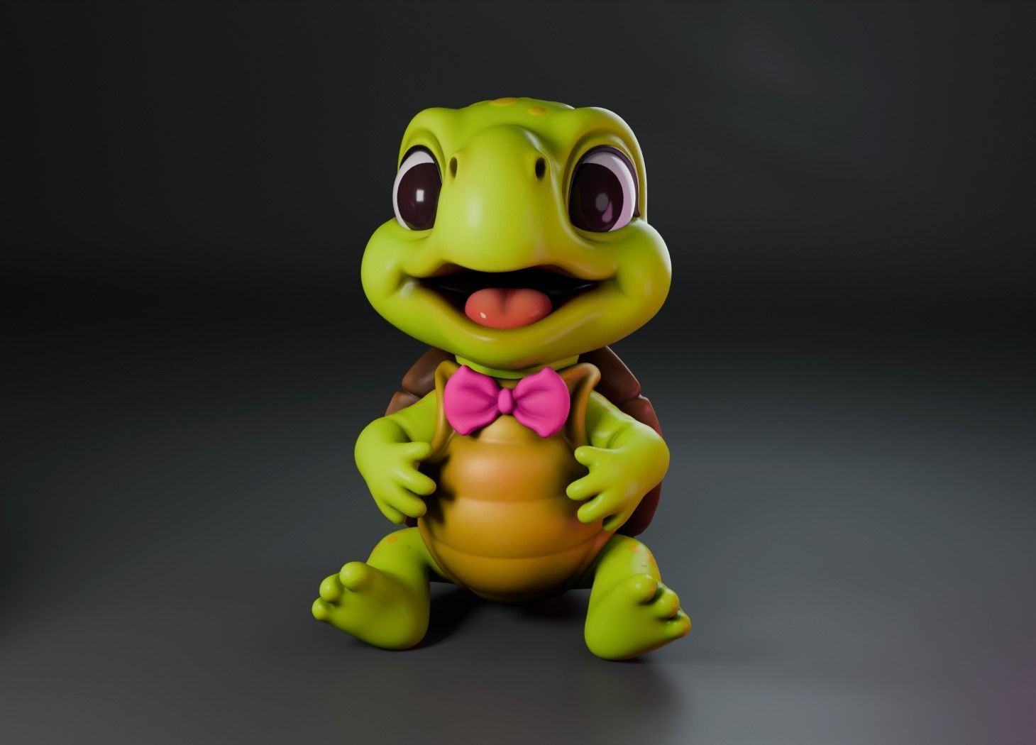 Baby Turtle 3D print model_4