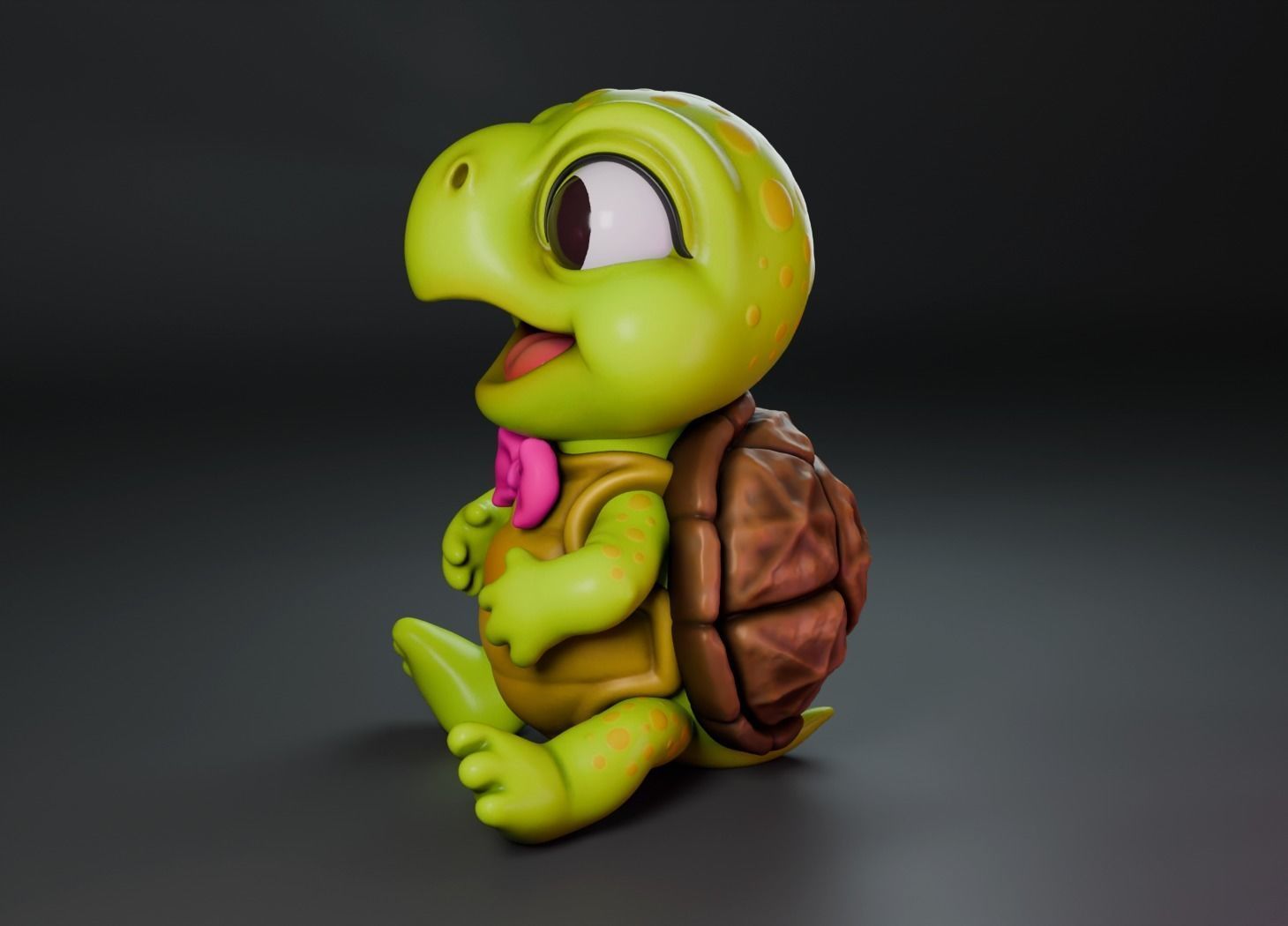 Baby Turtle 3D print model_1