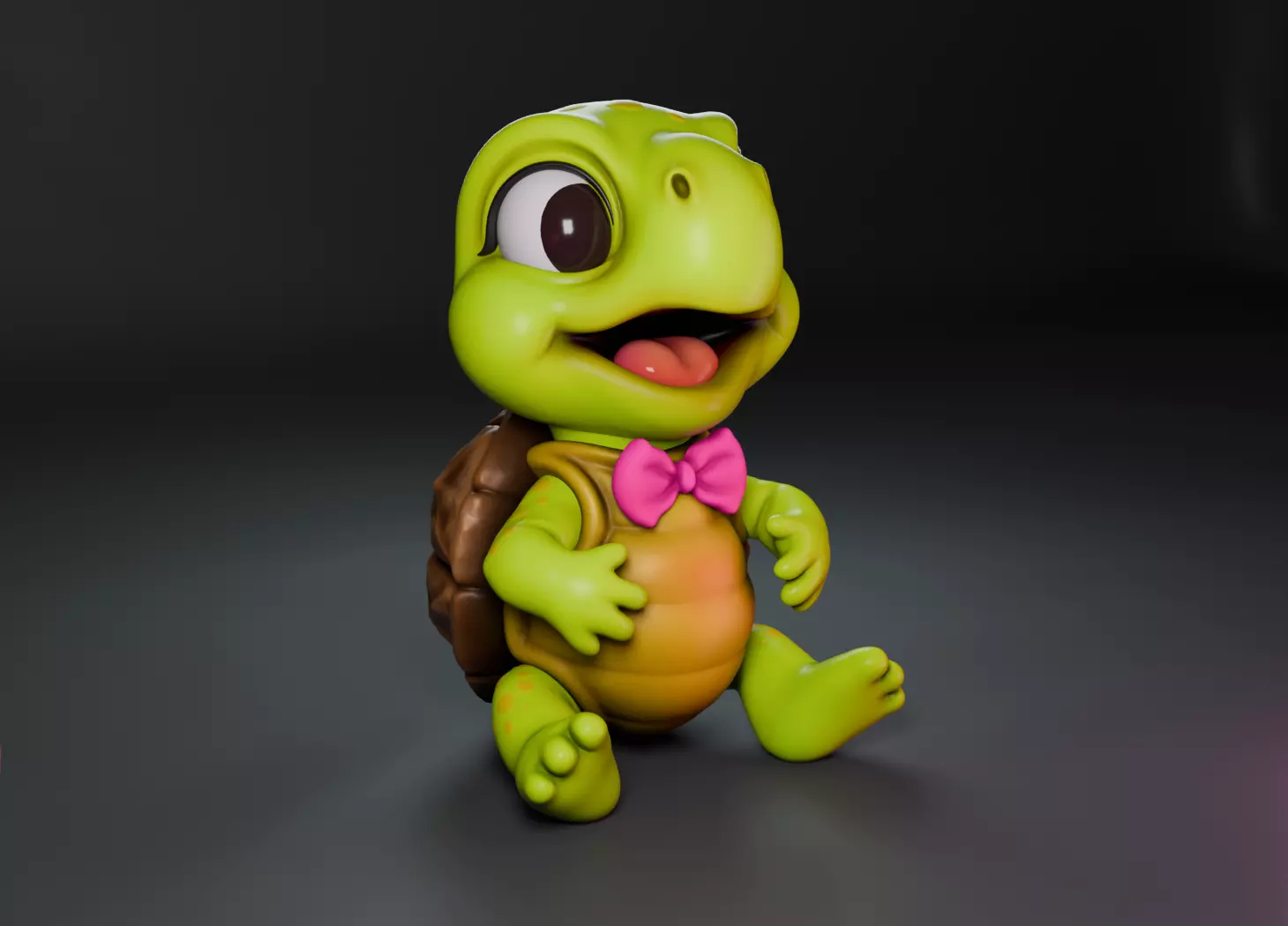 Baby Turtle 3D print model_0