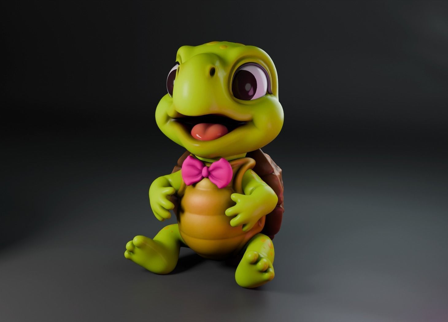 Baby Turtle 3D print model_3