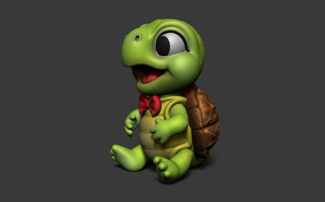 Baby Turtle 3D print model_16