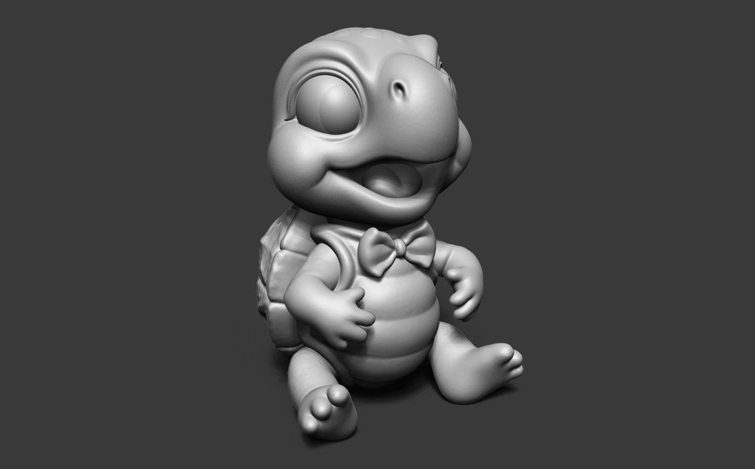 Baby Turtle 3D print model_17