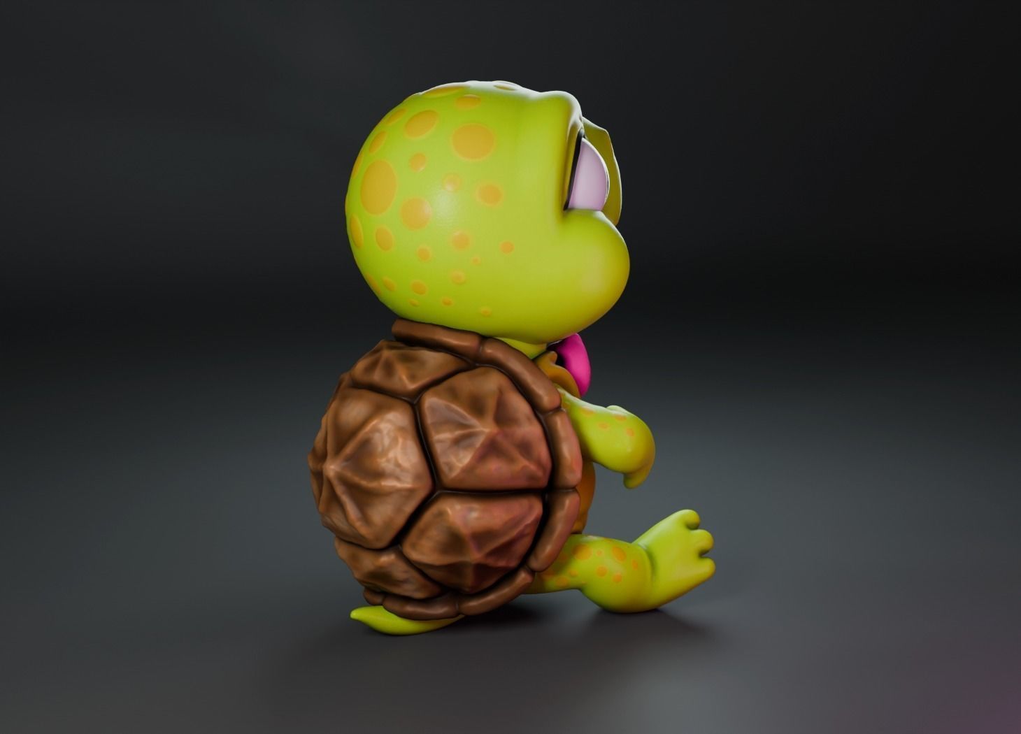 Baby Turtle 3D print model_7