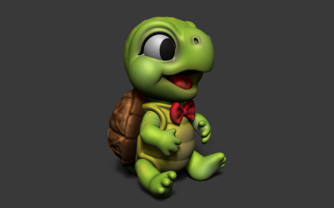Baby Turtle 3D print model_13