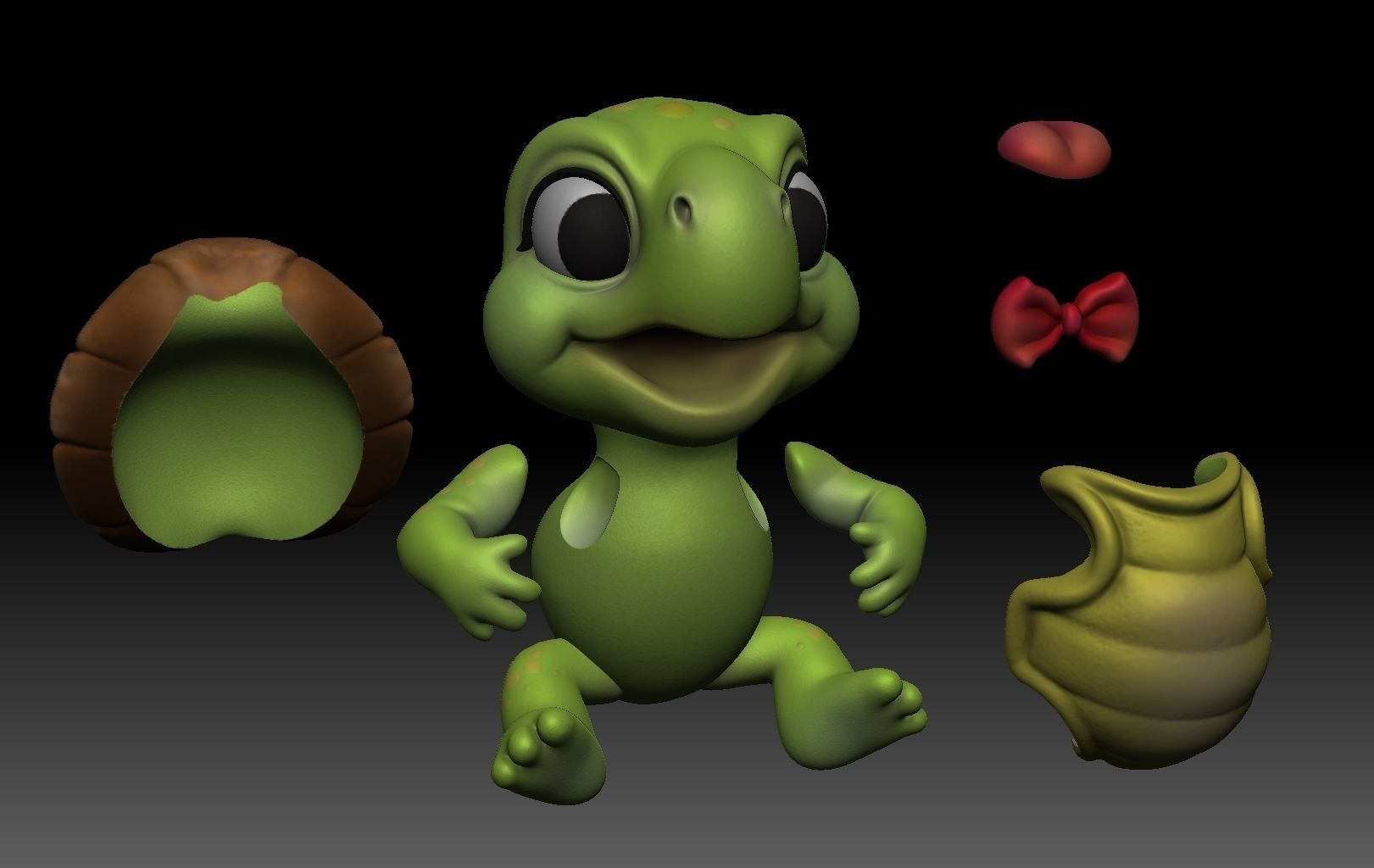 Baby Turtle 3D print model_20