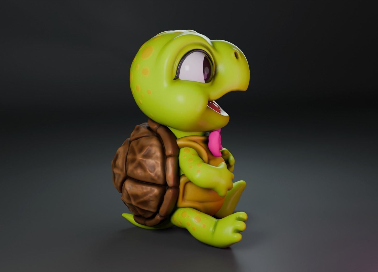 Baby Turtle 3D print model_5