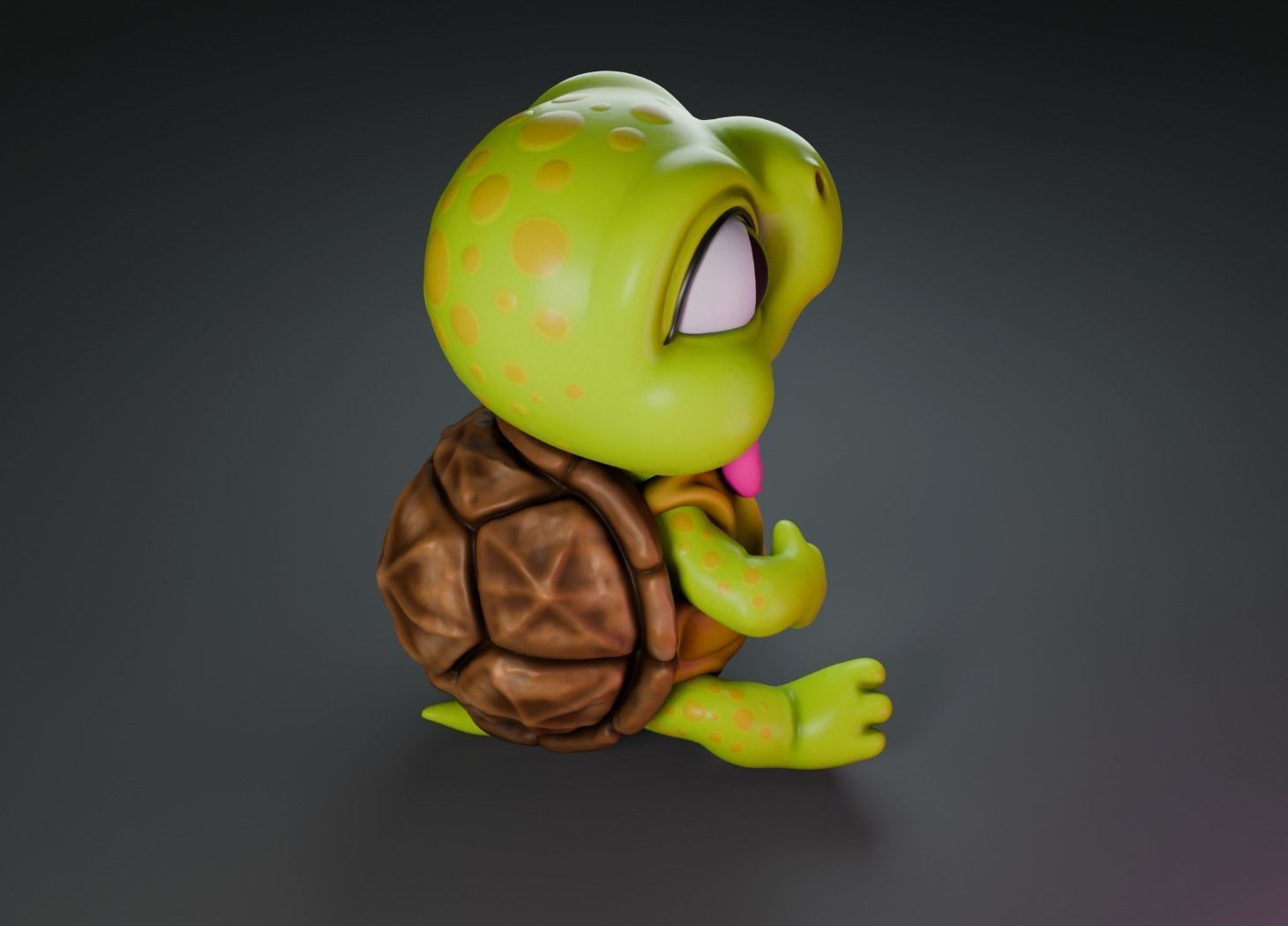 Baby Turtle 3D print model_10