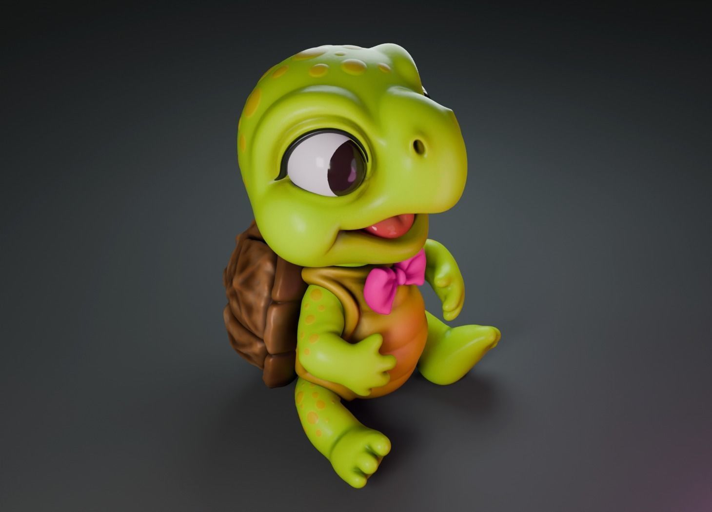 Baby Turtle 3D print model_9