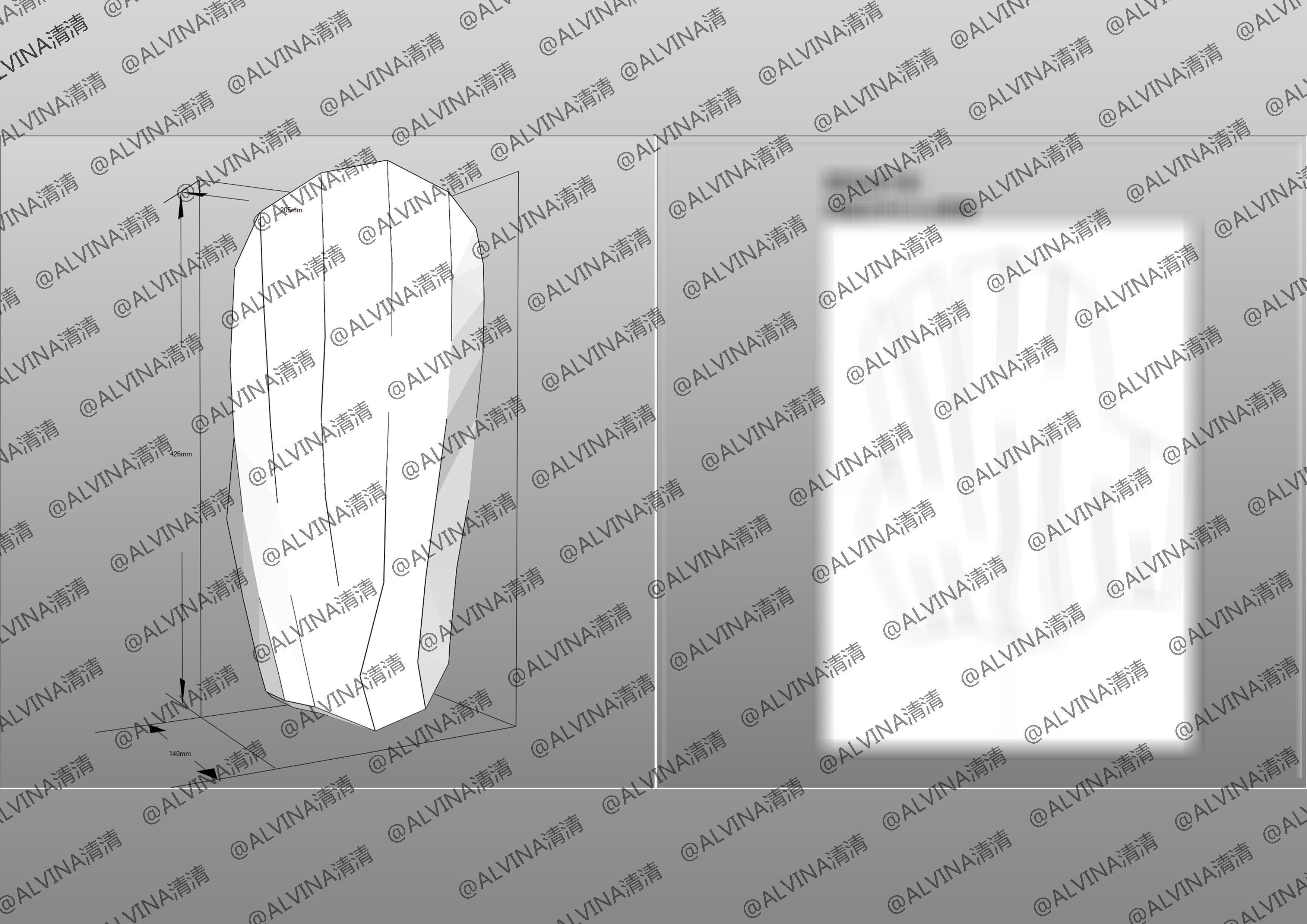 Ultimate PROJECT Zed Armor - DIY Cosplay Pepakura Foam Template Low-poly 3D model_31