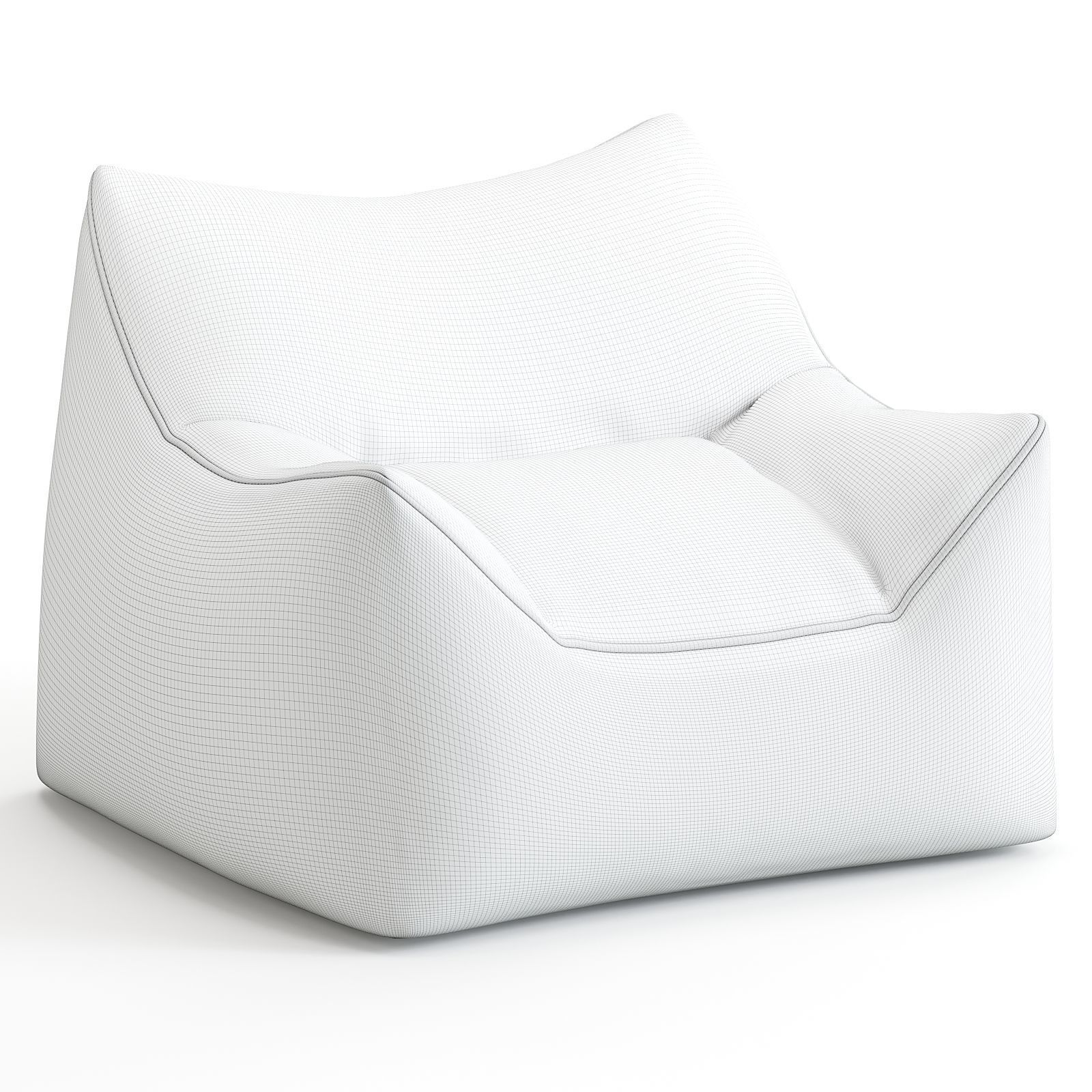 Bug Joe Imperial Bean Bag Lounger 3D model_3