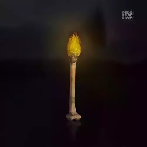 Medieval Bone Torch