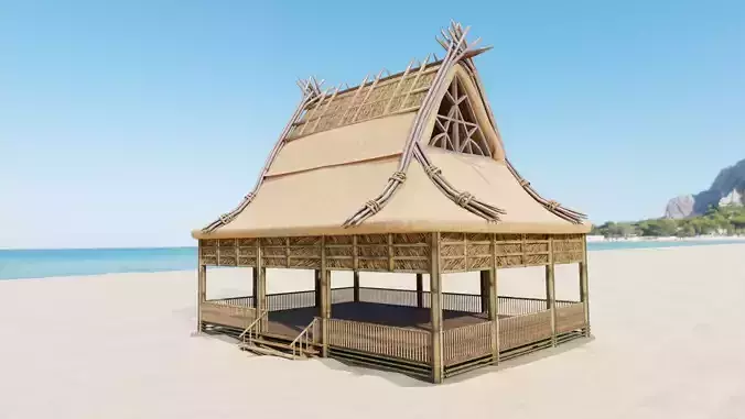 Bamboo Beach Bar Building