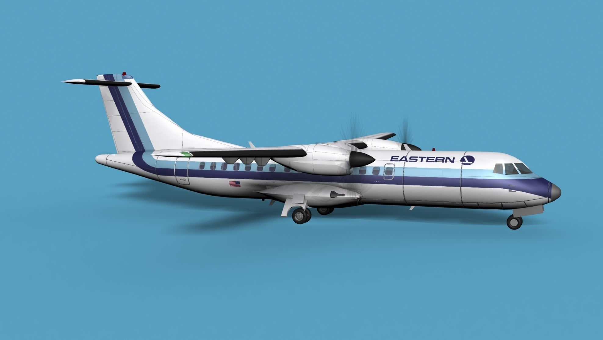 ATR  ATR-42-500 Eastern Express 3D model_3